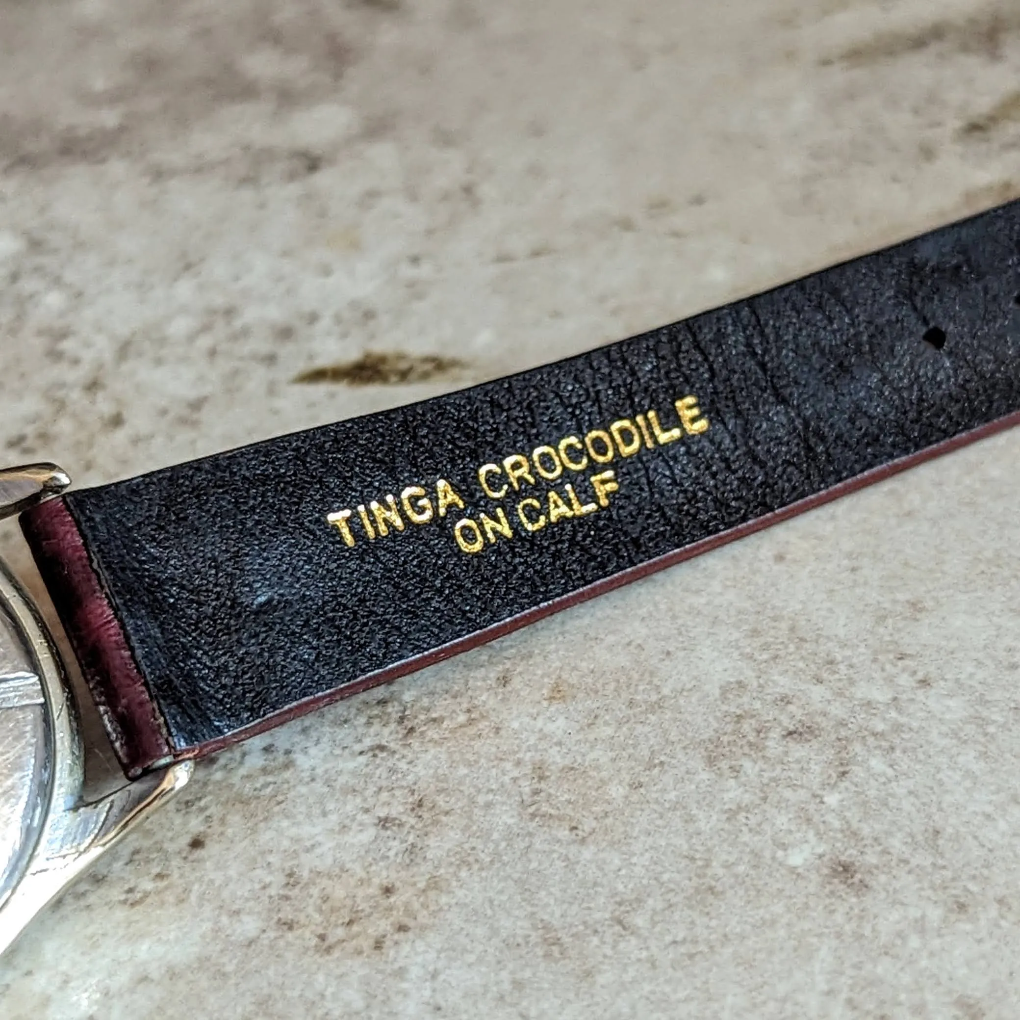 1950's LANCO Sport Watch 15 Rubis Cal. 1064 Water & Shock Resistant Military Style Wristwatch