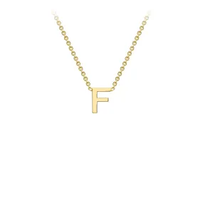 9K Gold 'F' Initial Necklace - 1.19.0155