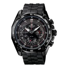 Casio EF-550PB-1AV Tachymeter Rubber Chronograph Sports Watch