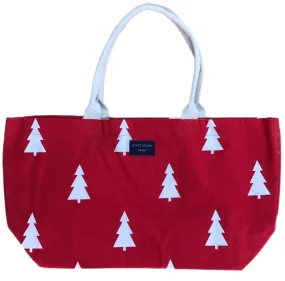 Christmas Large Tote Bag Red
