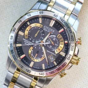 CITIZEN PCAT Watch Perpetual Calendar Ref. AT4004-52E Radio Controlled Eco-Drive Wristwatch