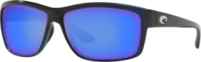 Costa Del Mar Mag Bay Sunglasses - Shiny Black/Blue Mirror 580G