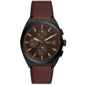 Fossil Everett Chronograph Quartz Black Dial Men's Watch FS5798