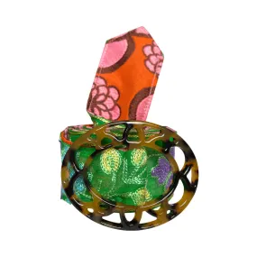 Green Multi Floral Belt