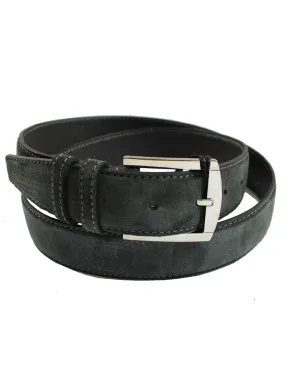 Kiton Belt Ceylon Green Suede Leather Men Belt 105/ 42 REDUCED SALE