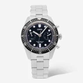 Oris Divers Sixty-Five Chronograph Stainless Steel Automatic Men's Watch 0177177914054-0782018