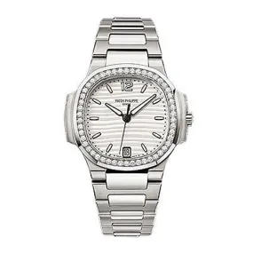 Patek Philippe Nautilus Diamond Stainless Steel Ladies Watch 7018-1A-001