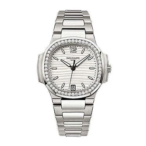 Patek Philippe Nautilus Diamond Stainless Steel Ladies Watch 7018-1A-001