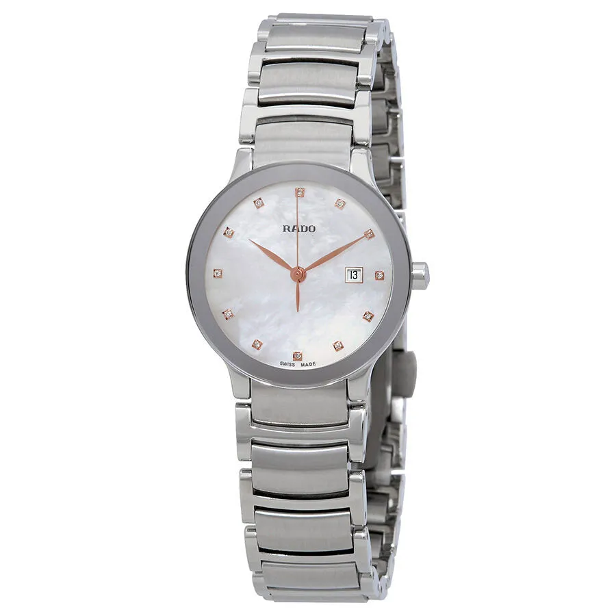 Rado Centrix Mother Of Pearl Diamond Dial Ladies Watch R30928913
