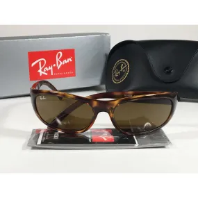 Ray-Ban Predator Men's Sunglasses RB4033 642/73 Sport Wrap Havana Tortoise Brown Lens