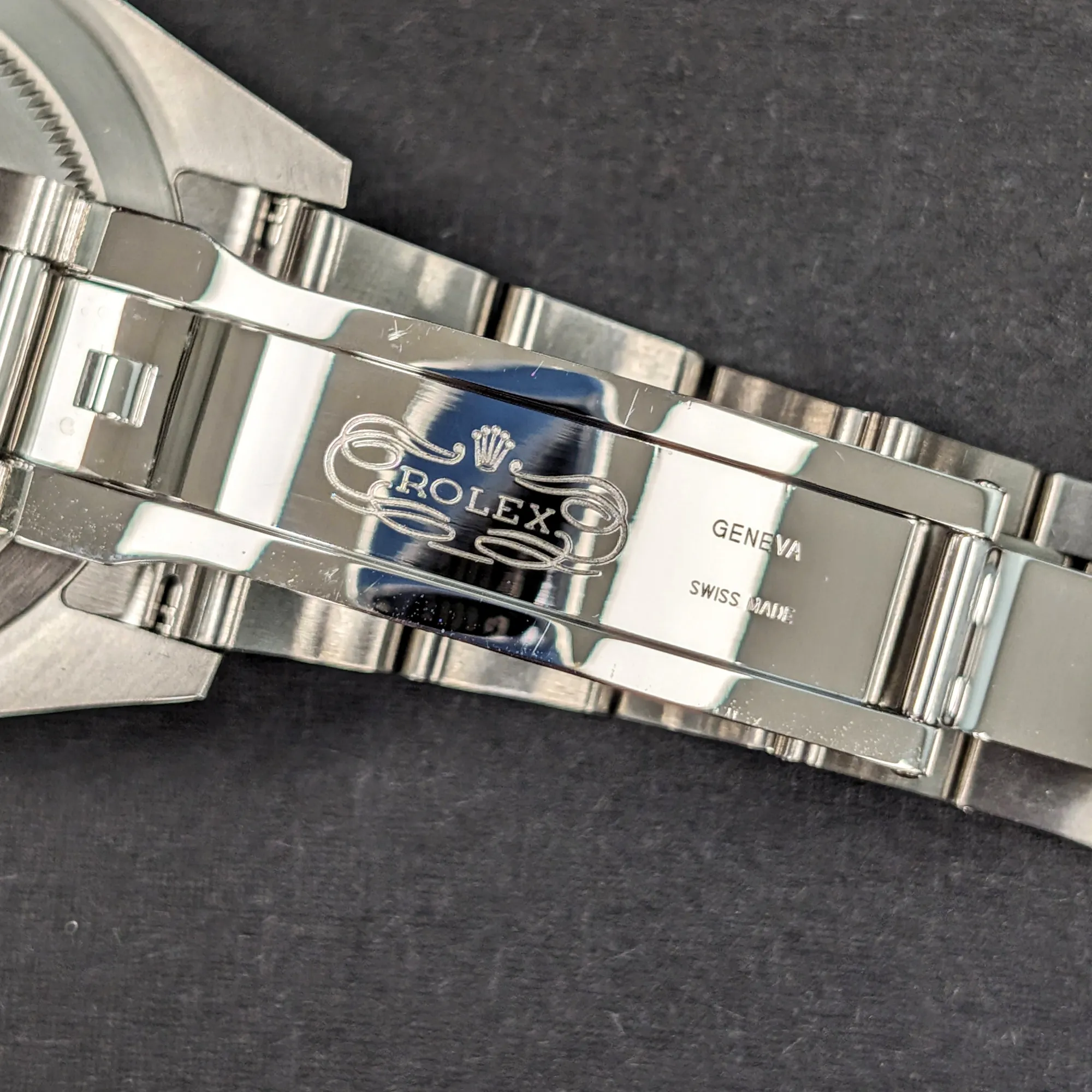 ROLEX Oyster Perpetual 39mm Ref. 114300 Blue Dial Superlative Chronometer Officially Certified Watch
