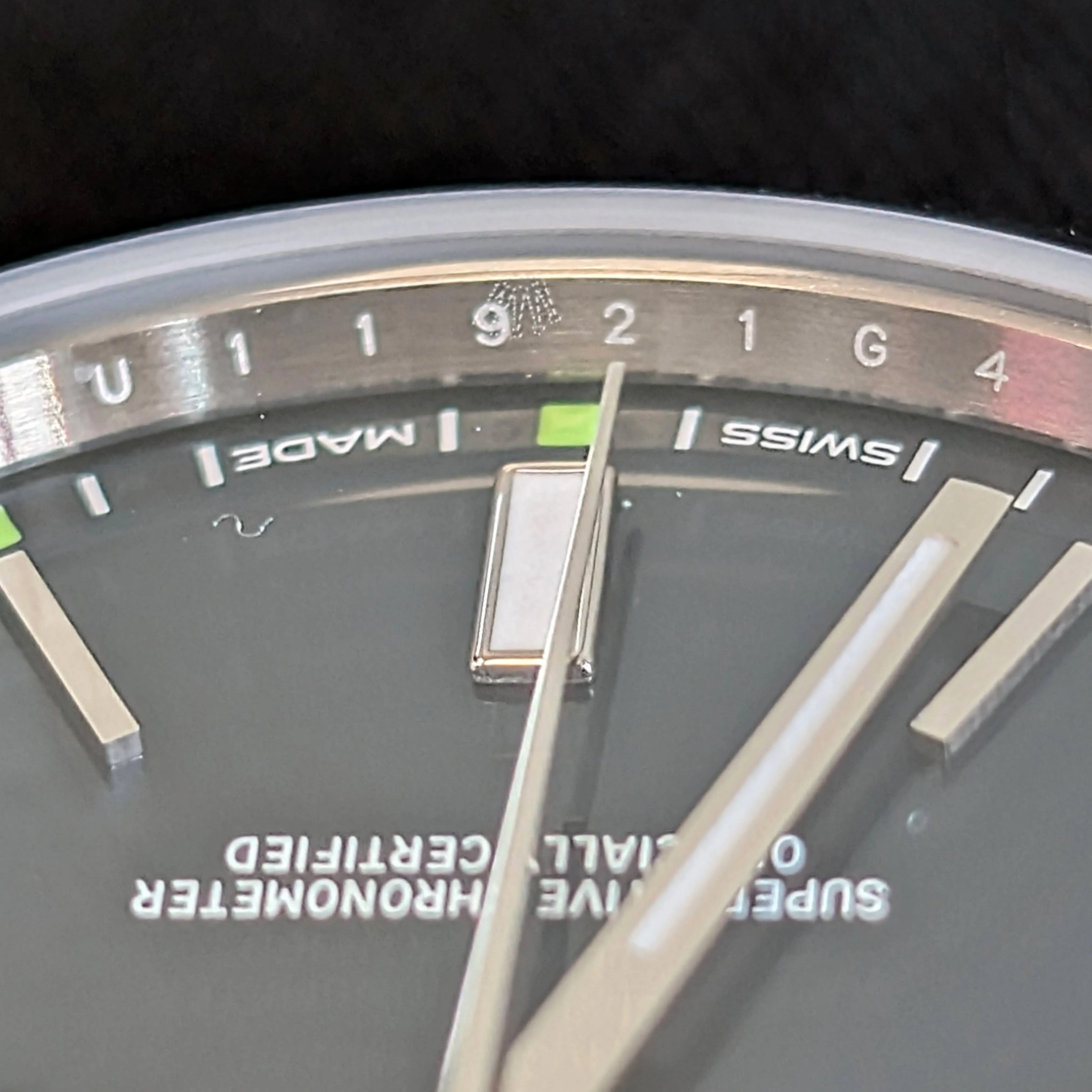 ROLEX Oyster Perpetual 39mm Ref. 114300 Blue Dial Superlative Chronometer Officially Certified Watch