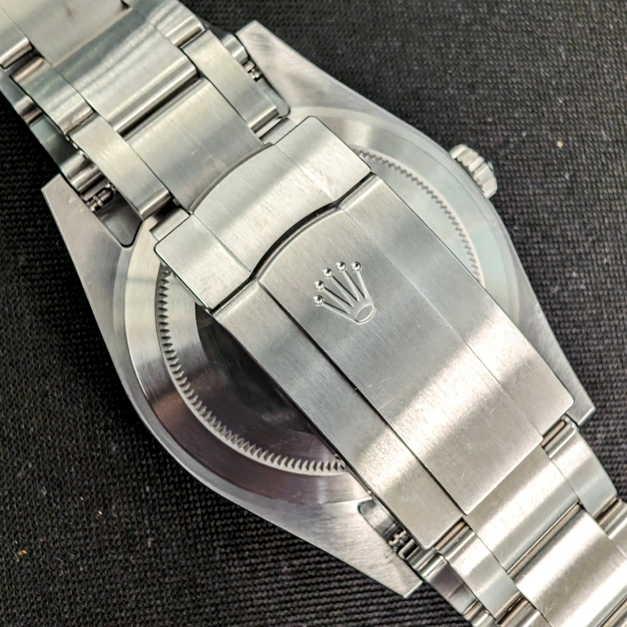 ROLEX Oyster Perpetual 39mm Ref. 114300 Blue Dial Superlative Chronometer Officially Certified Watch
