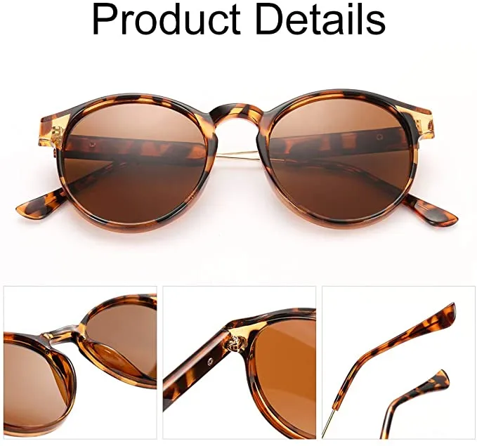 Round Polarized Sunglasses