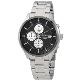 Seiko Neo Sports Black Dial Chronograph Men's Watch SKS545