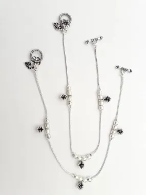 Silver German Silver Anklet