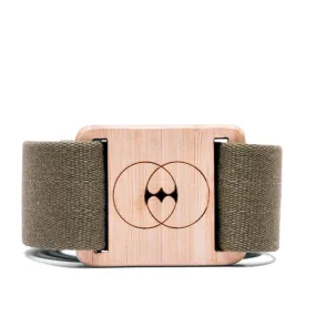 Vegan belt kaki GAU002