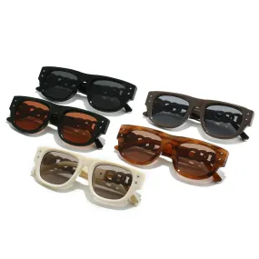 Wholesale Square Fashion Large Frame Chain Fashion Sunglasses
